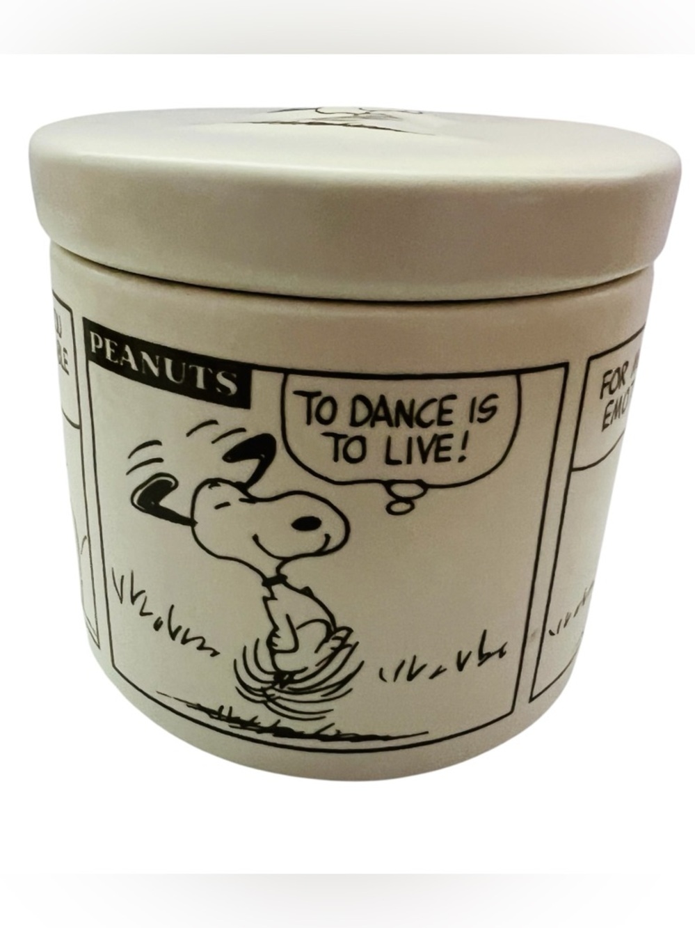 Hallmark Peanuts Snoopy Comic Strip Ceramic Box